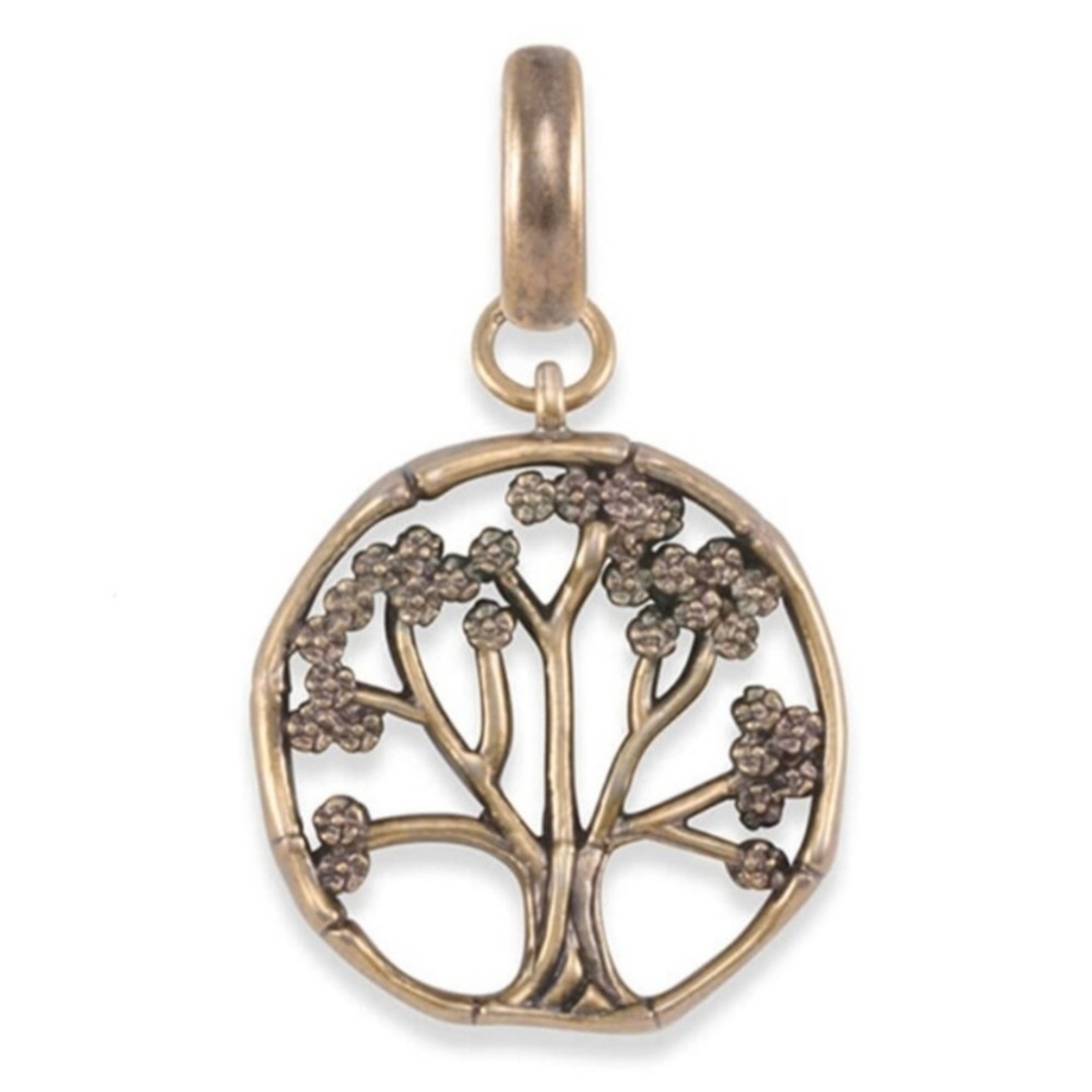 Kendra Scott Cherry Blossom Tree Charm in Vintage Gold